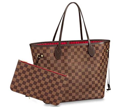 Louis Vuitton checkered tote bag